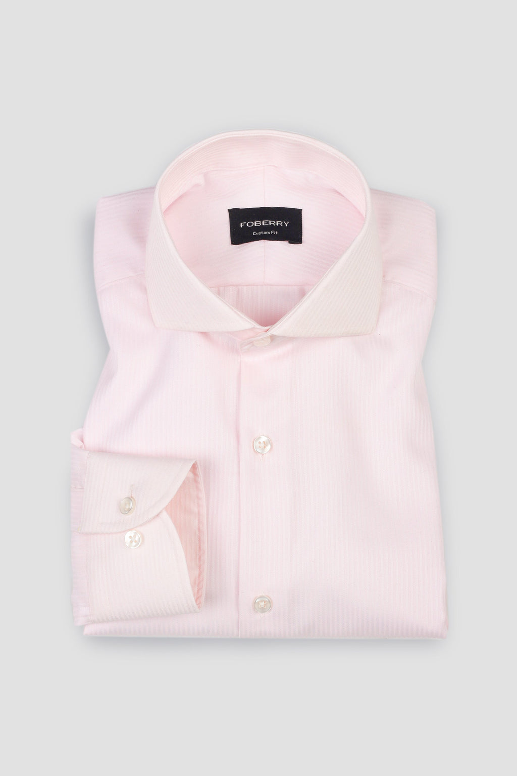 Light Pastel Pink Candy Stripes Shirt