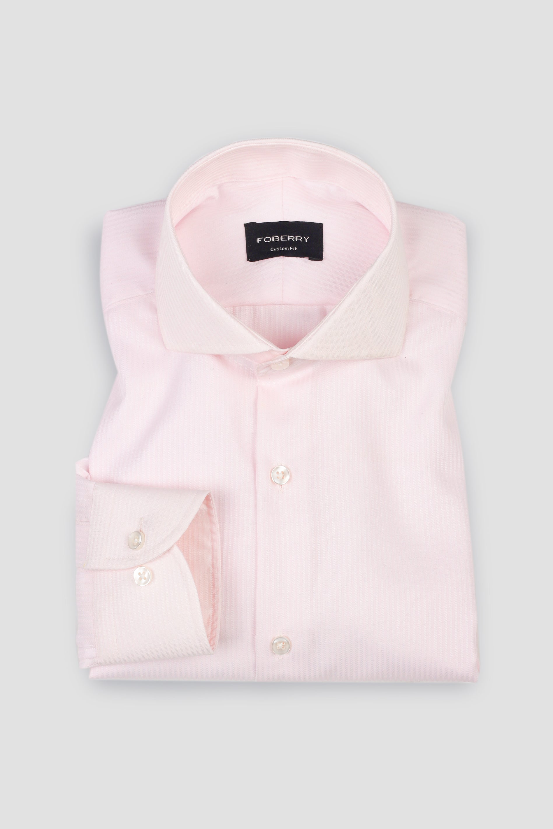 Light Pastel Pink Candy Stripes Shirt