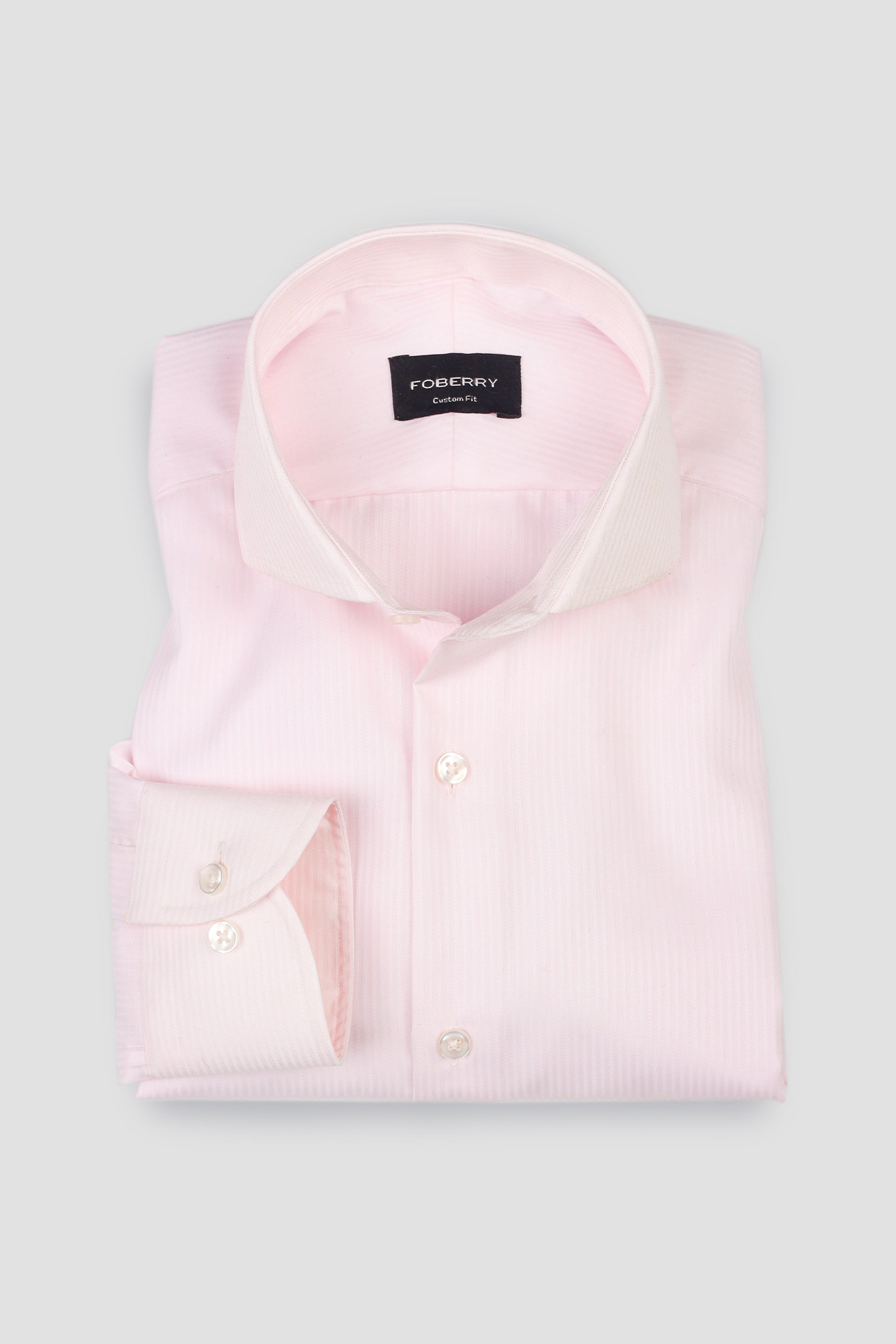 Light Pastel Pink Candy Stripes Shirt