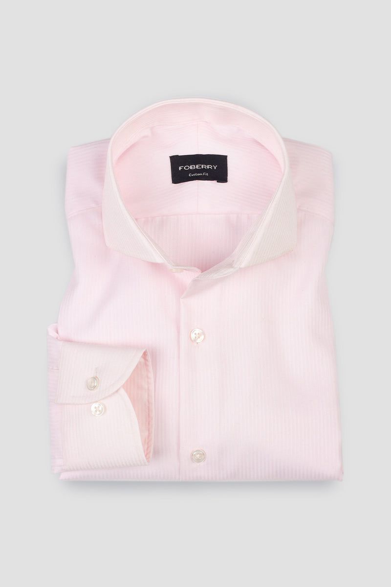 Light Pastel Pink Candy Stripes Shirt