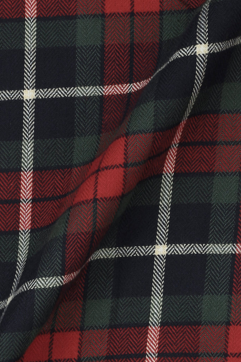 Soft RGB Tartan Winter Flannel Shirt