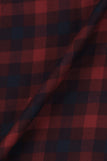 Soft Maroon & Blue Buffalo Check Winter Flannel