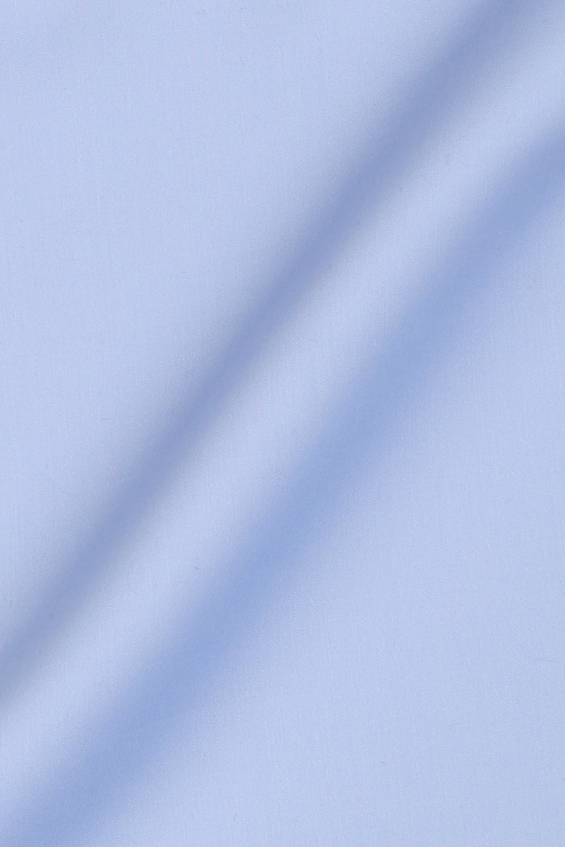Soft Sky Blue Egyptian Poplin