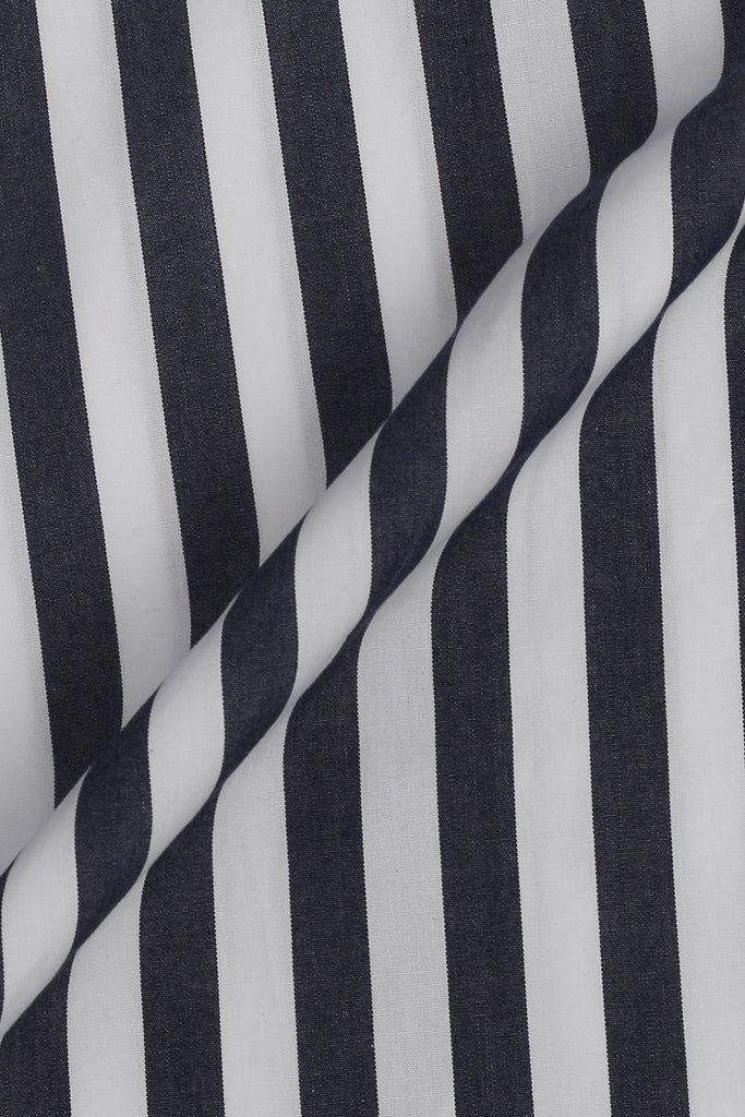Blue Bold Bankers Stripes