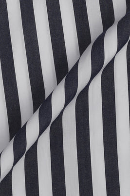 Blue Bold Bankers Stripes