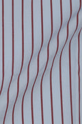 Blood Red on Sky Striped