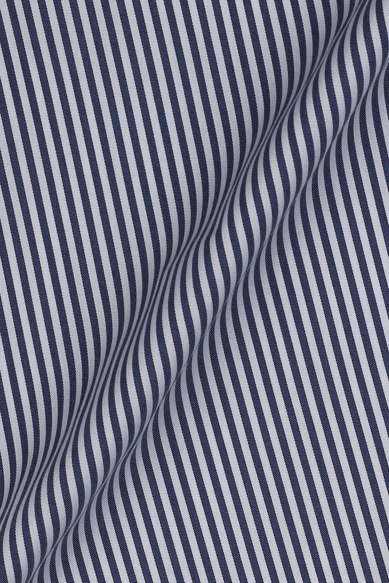 Soft Navy Blue Candy Stripes
