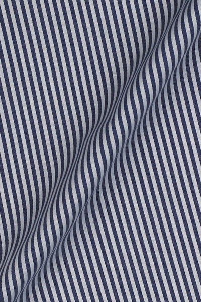 Soft Navy Blue Candy Stripes