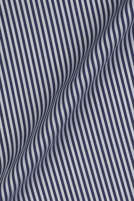 Soft Navy Blue Candy Stripes