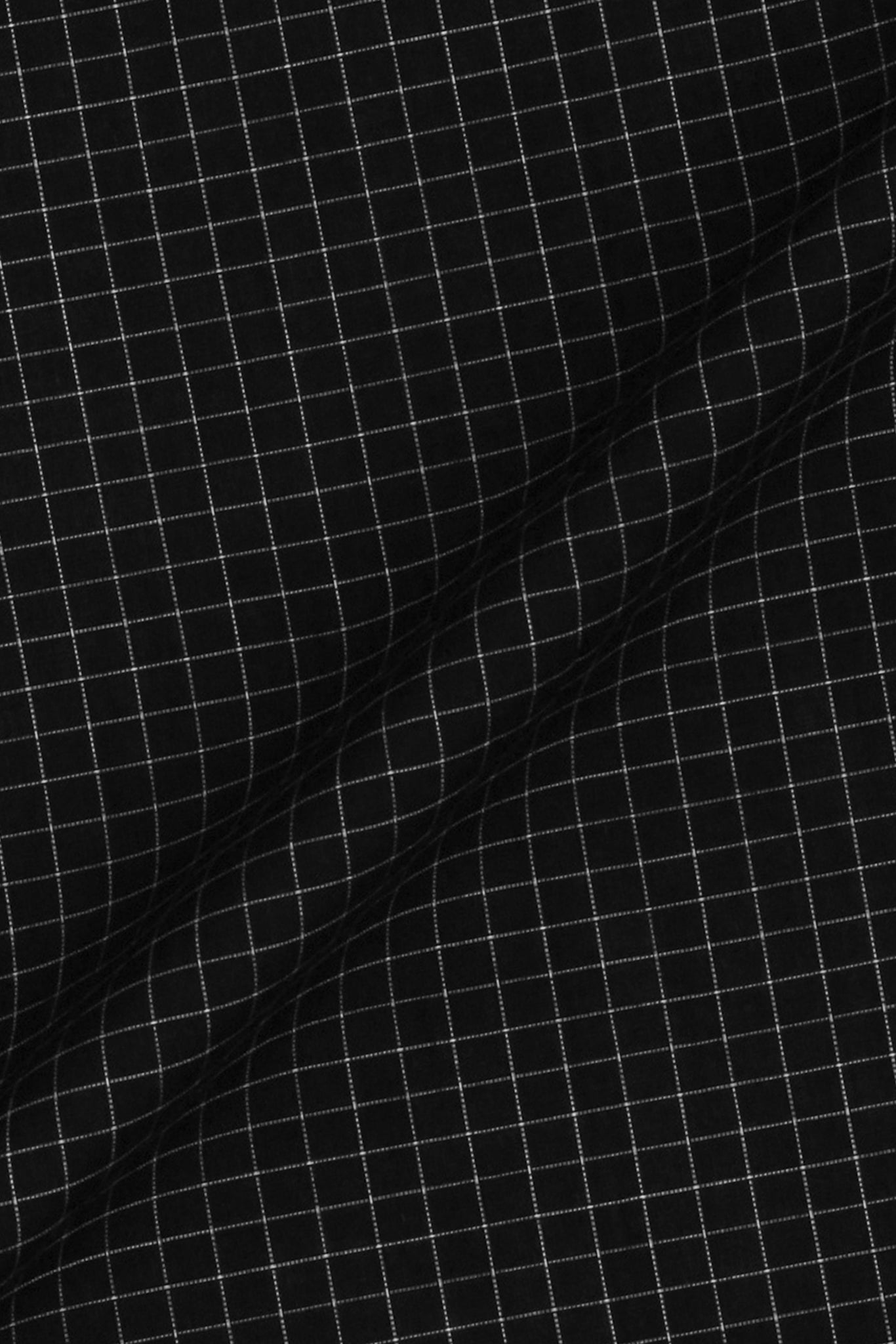White on Black Mini Grid Shirt