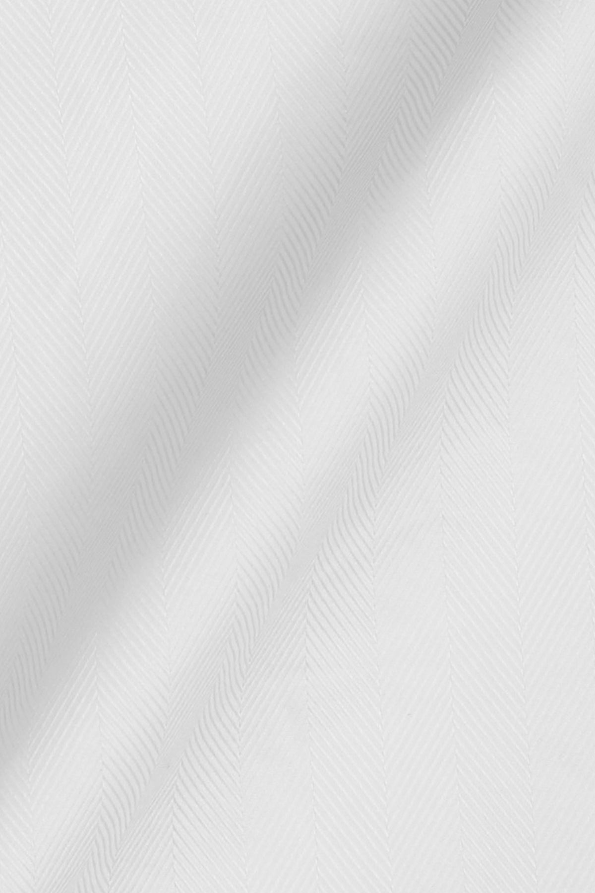 White Herringbone Egyptian Shirt