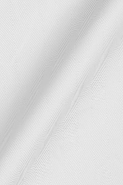 White Herringbone Egyptian