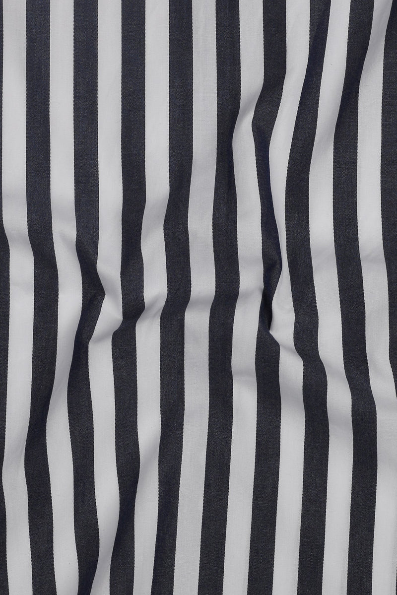 Blue Bold Bankers Stripes Shirt