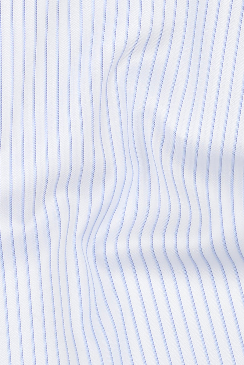 Dual Sky Blue Egyptian Striped