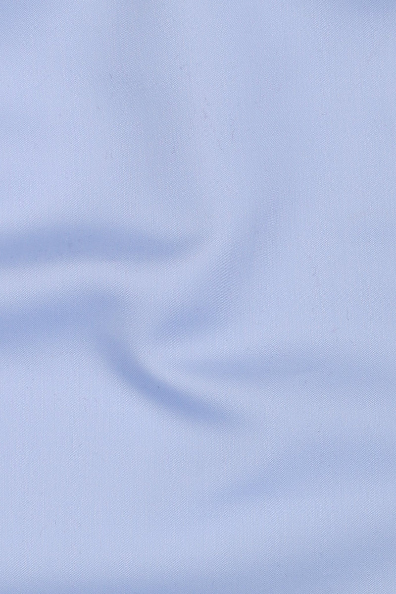 Soft Sky Blue Egyptian Poplin