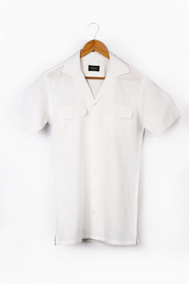 White Linen - Safari Shirt - Foberry USA