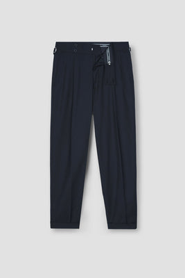 Blueish Grey Tropical Wool Blended Dress Pant