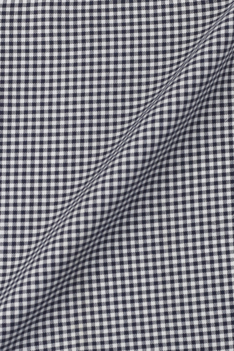 Midnight Blue Gingham Shirt