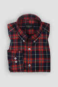 RGB Tartan Winter Flannel Shirt