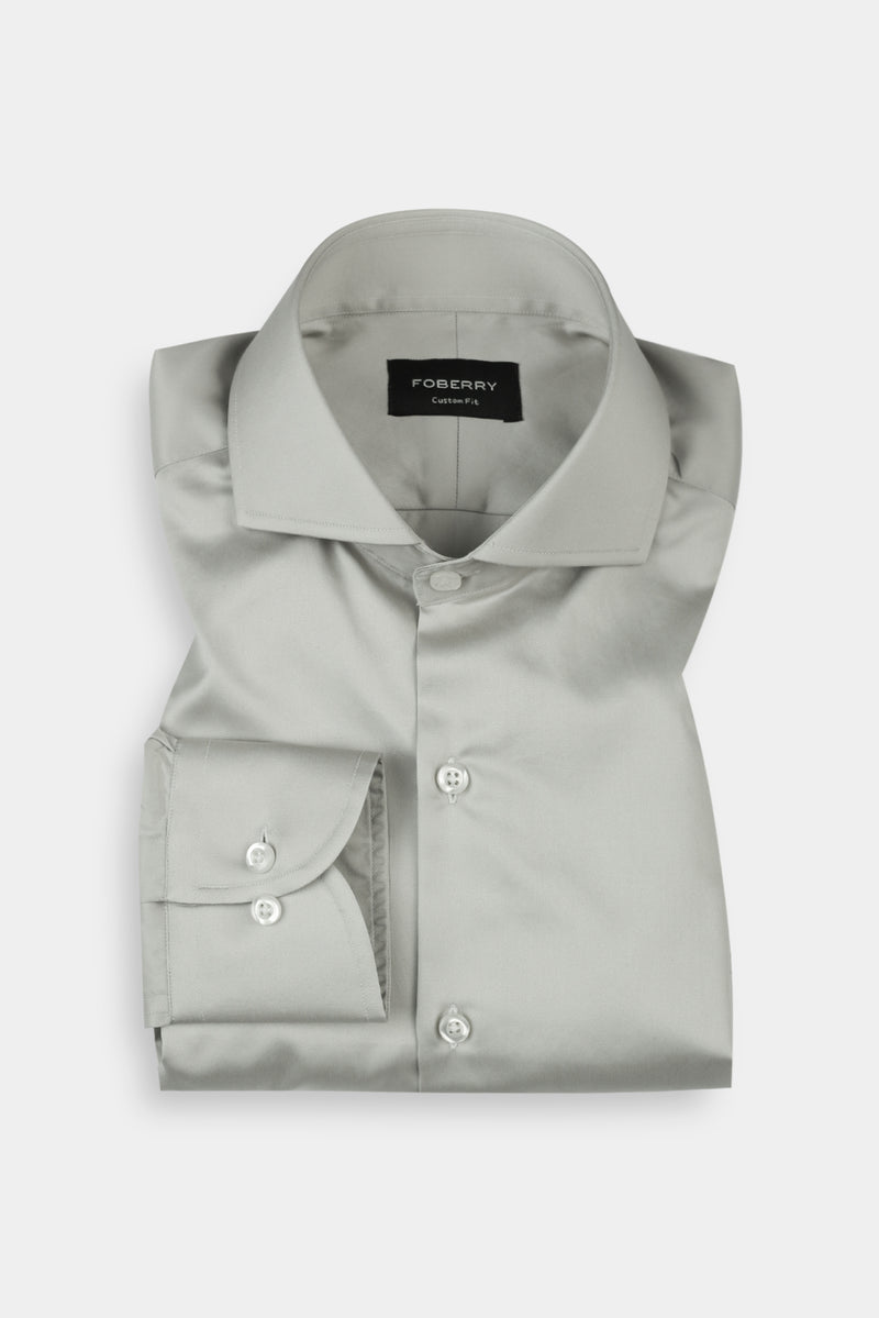 Light Swamp Egyptian Poplin Shirt