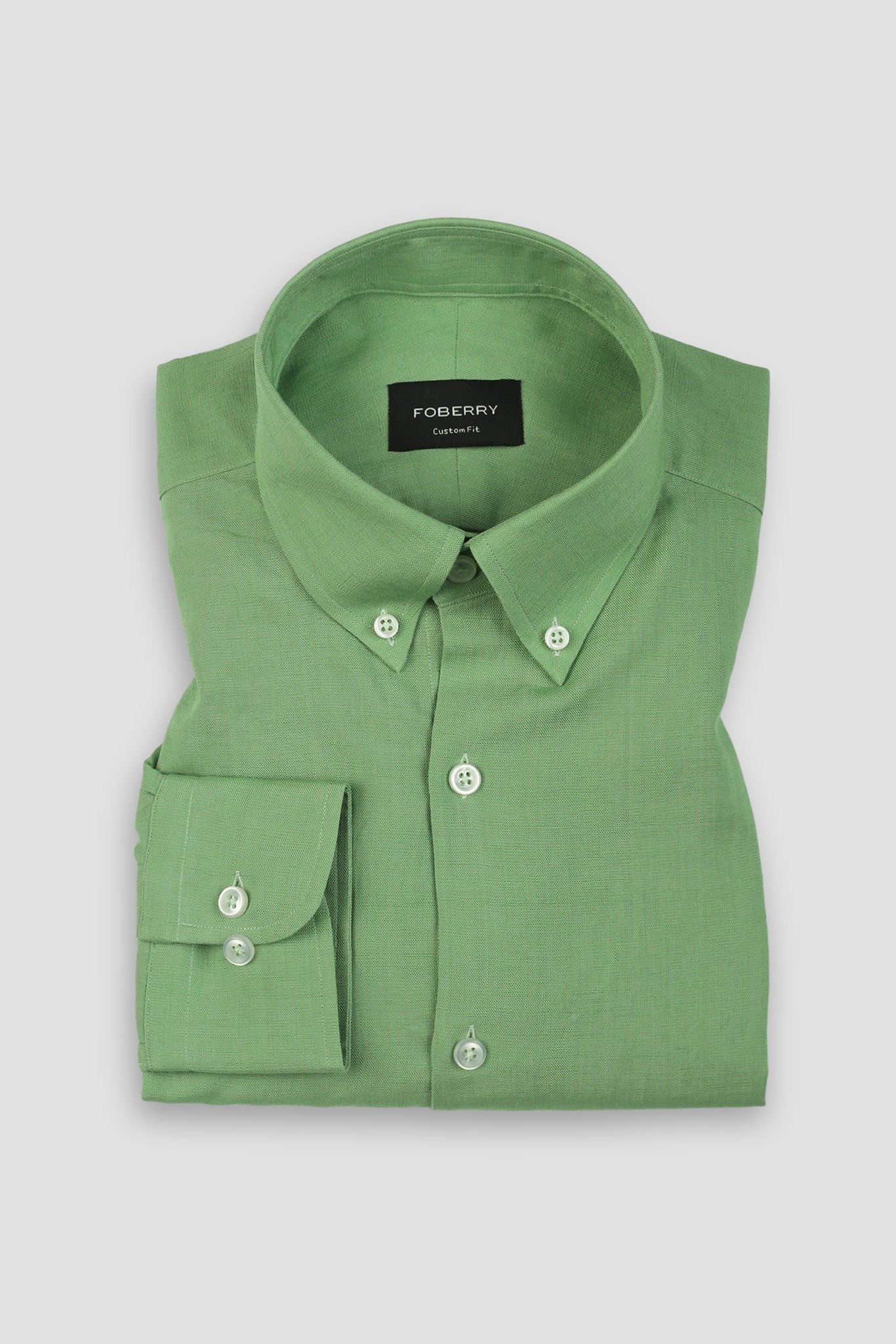 Parrot Green EU Linen Shirt