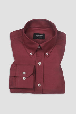 Java Plum Oxford Shirt - Foberry USA