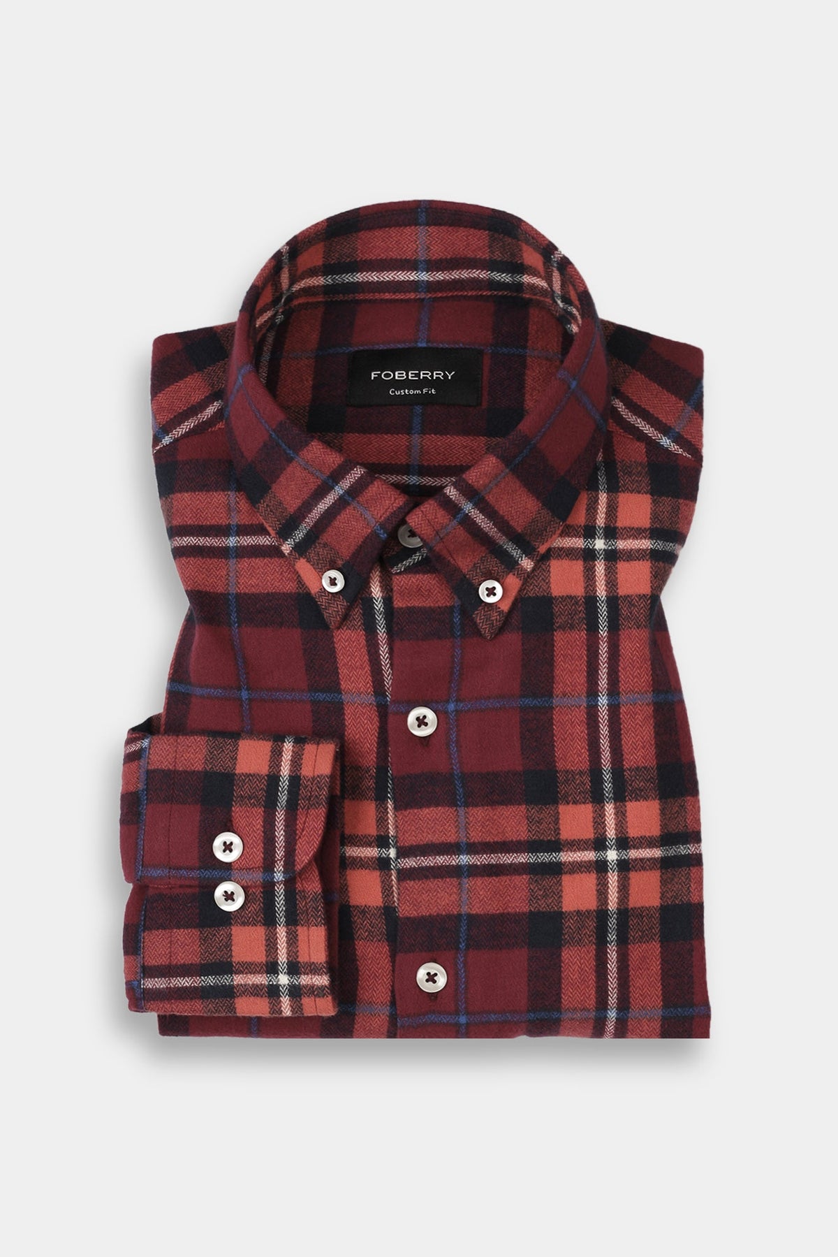 Multi Red Tartan Winter Flannel Shirt
