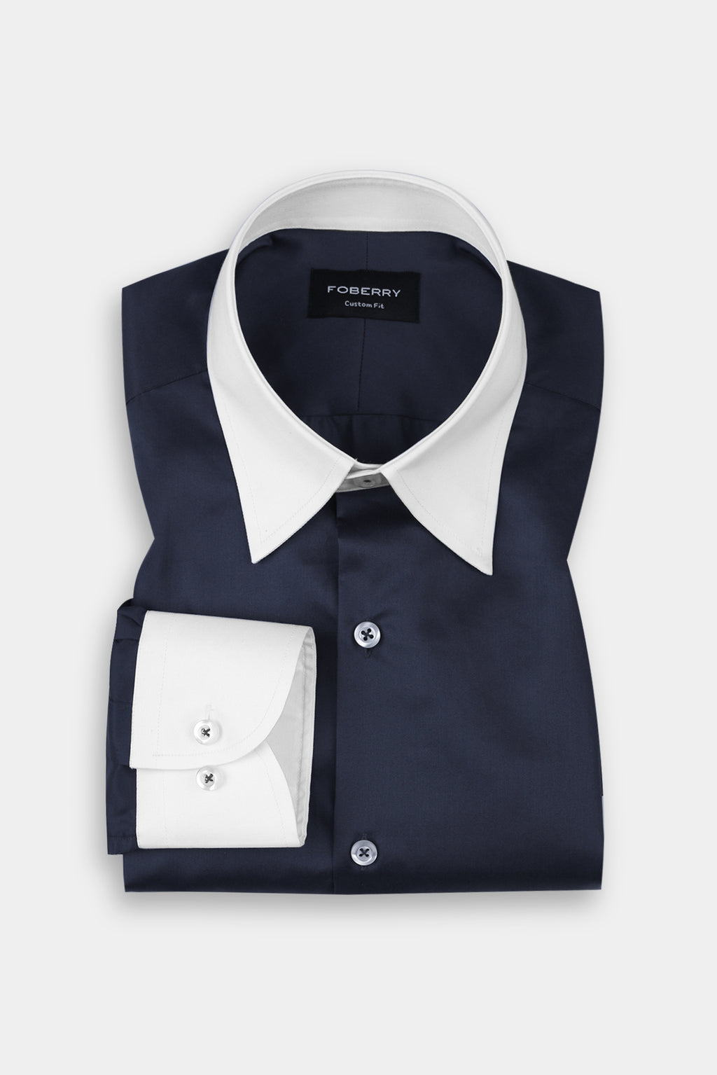 Slate Blue Egyptian Poplin Shirt