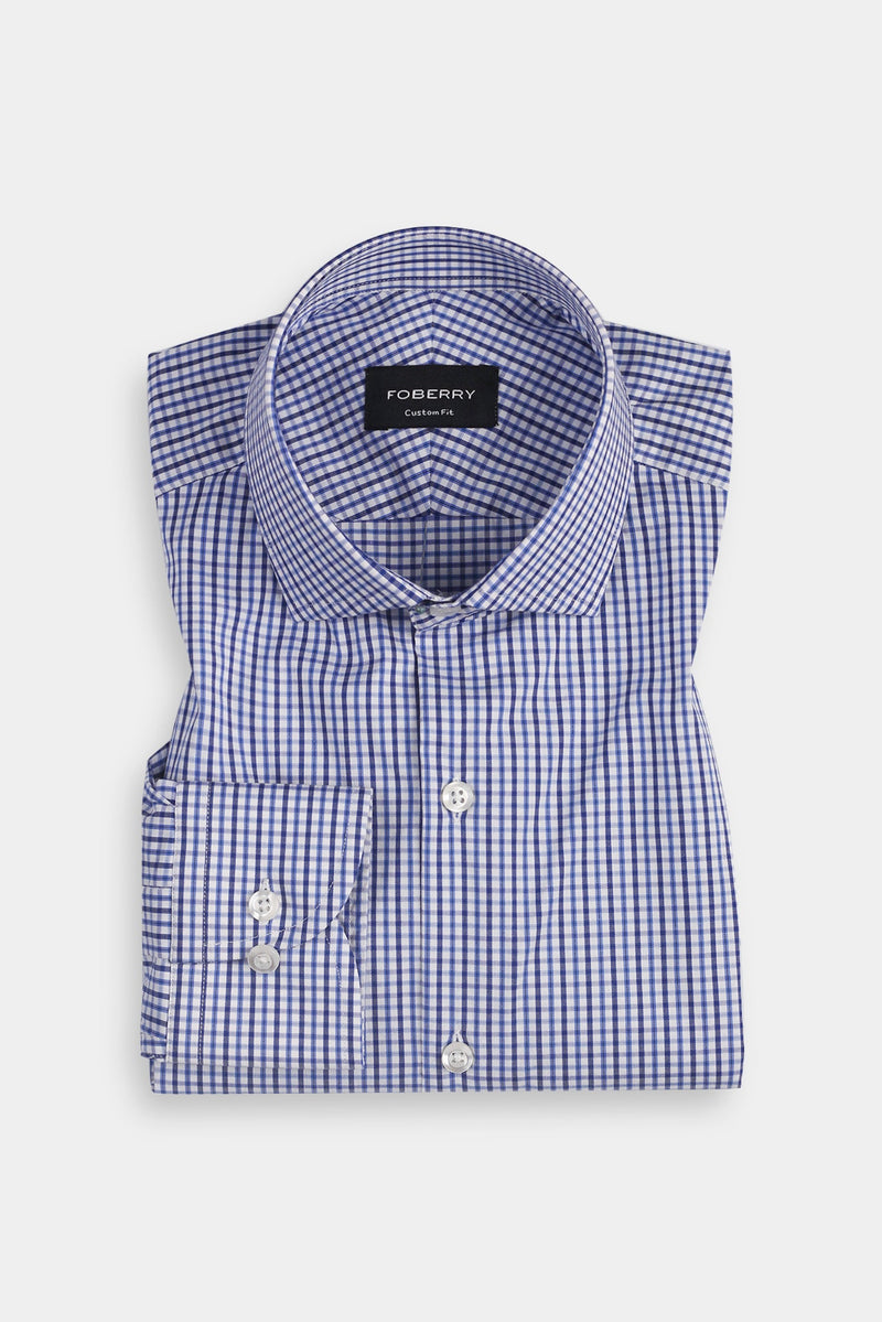 Dual Blue Gingham Shirt