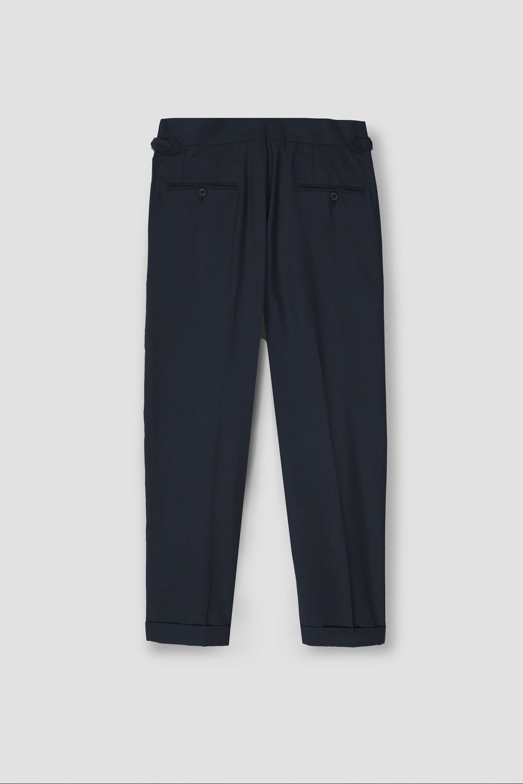 Blueish Grey Tropical Wool Blended Dress Pant
