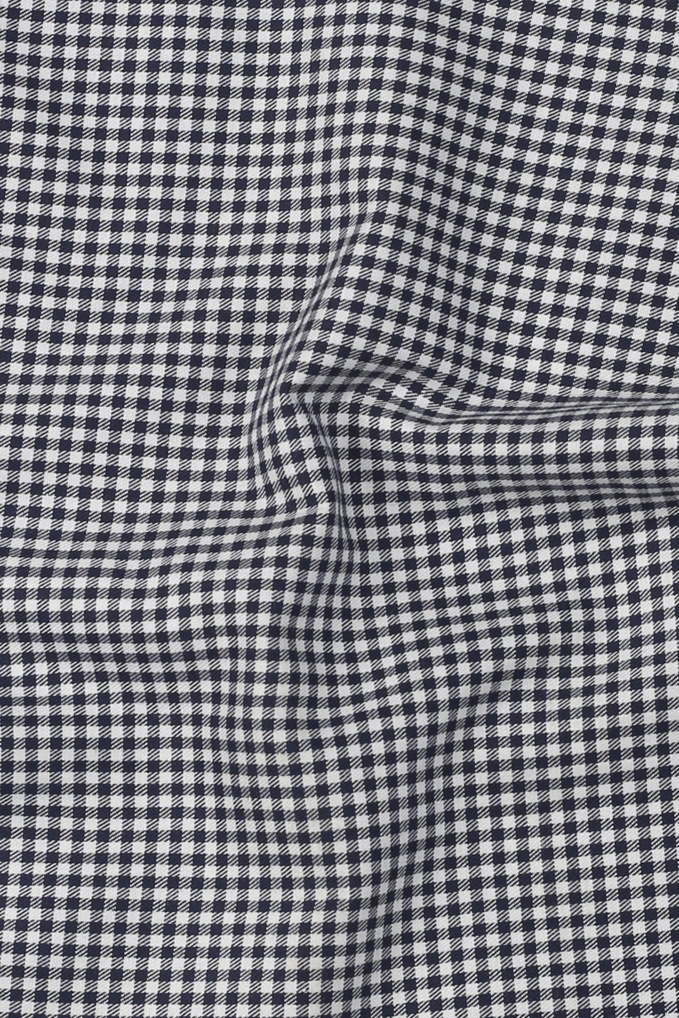 Midnight Blue Gingham Shirt