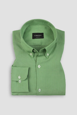 Parrot Green EU Linen Shirt