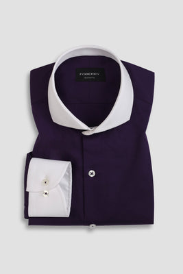 Deep Magenta Pinpoint Shirt