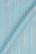 Aqua Blue Parallel Striped