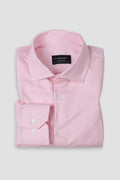 Pink Structured Stripes Shirt