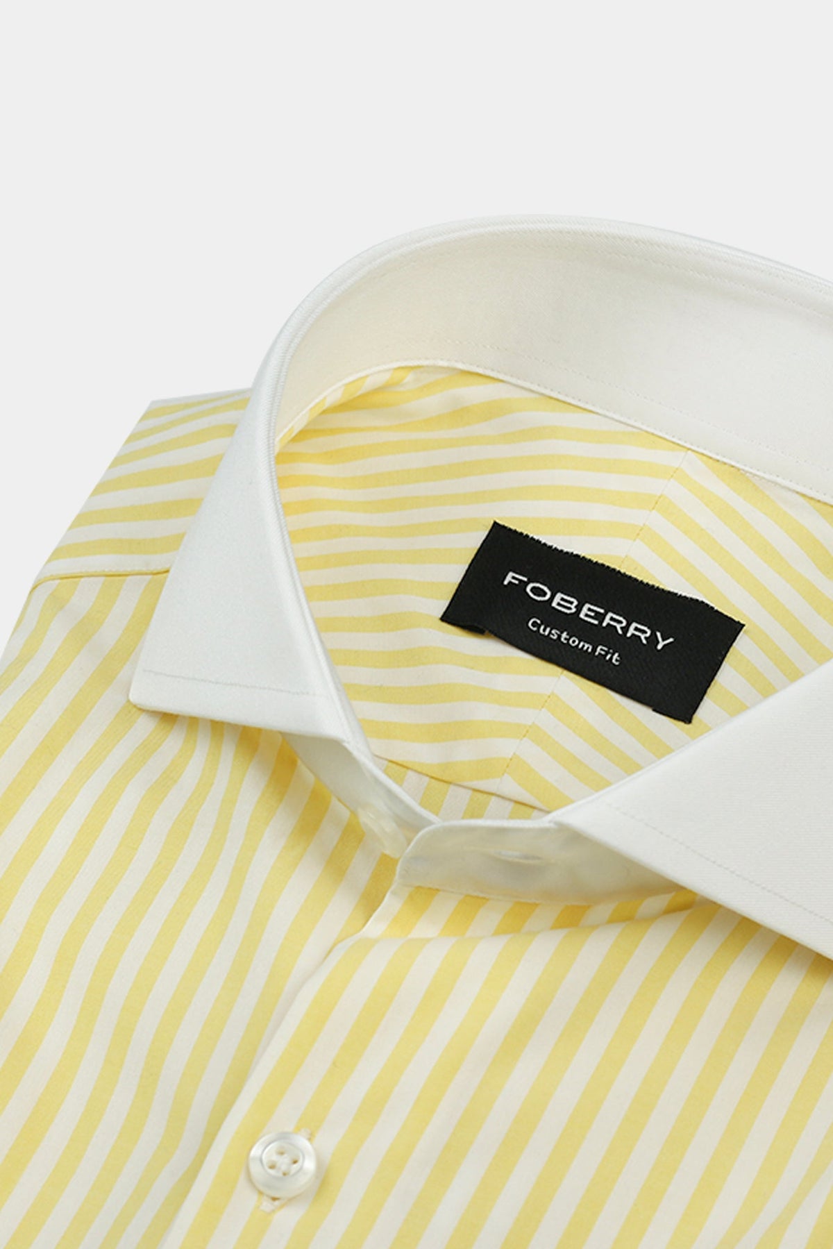 Soft Yellow Bengal Striped Shirt