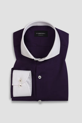 Deep Magenta Pinpoint Shirt