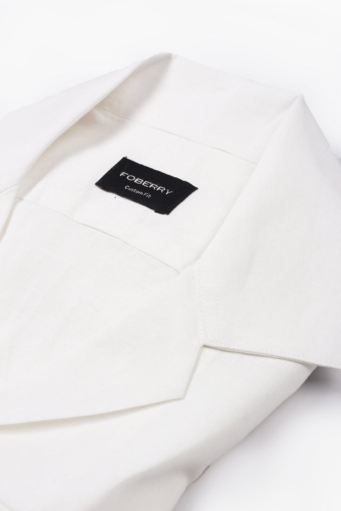 White Linen - Safari Shirt - Foberry USA