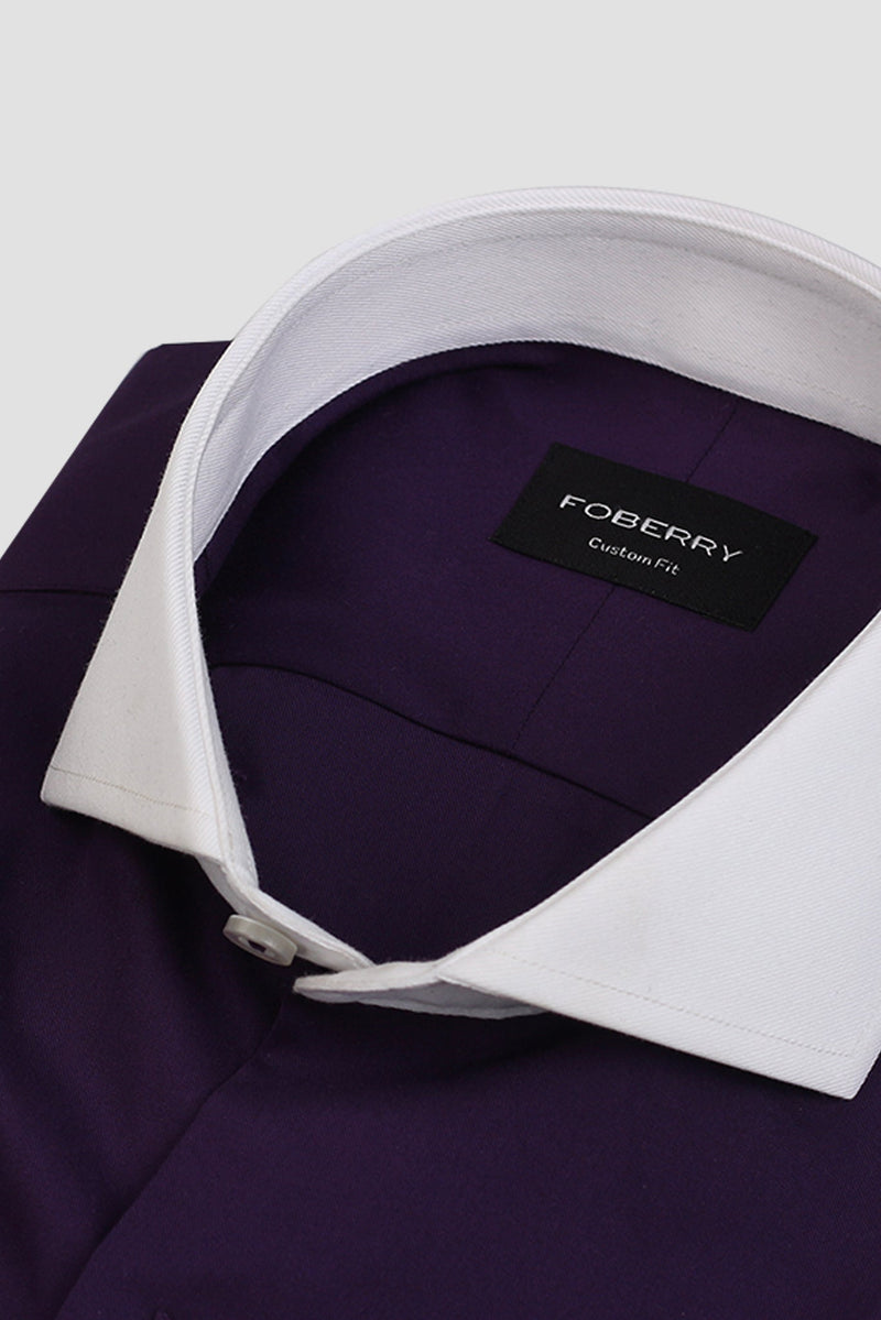 Deep Magenta Pinpoint Shirt