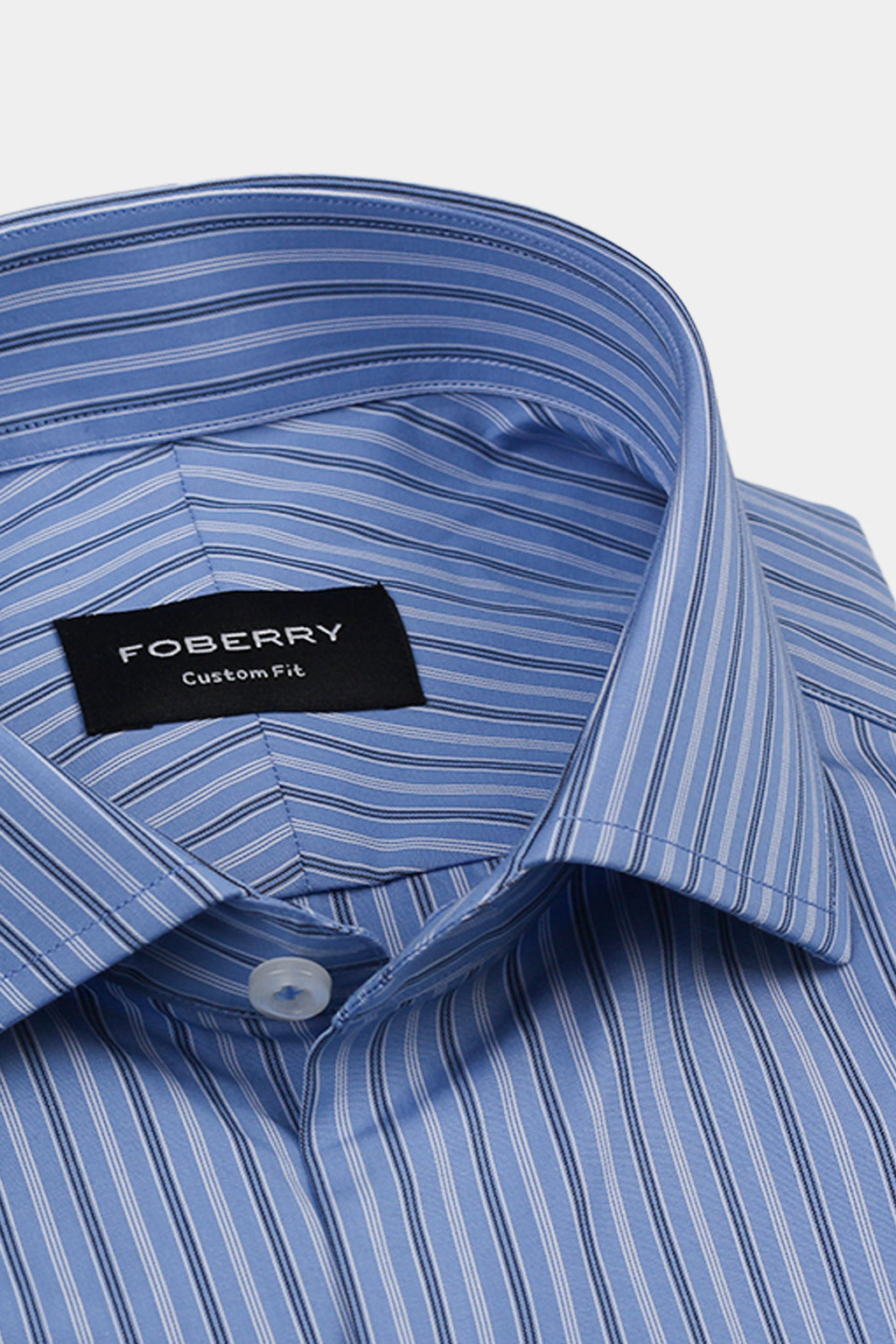 Aegean Blue Balanced Stripes Shirt