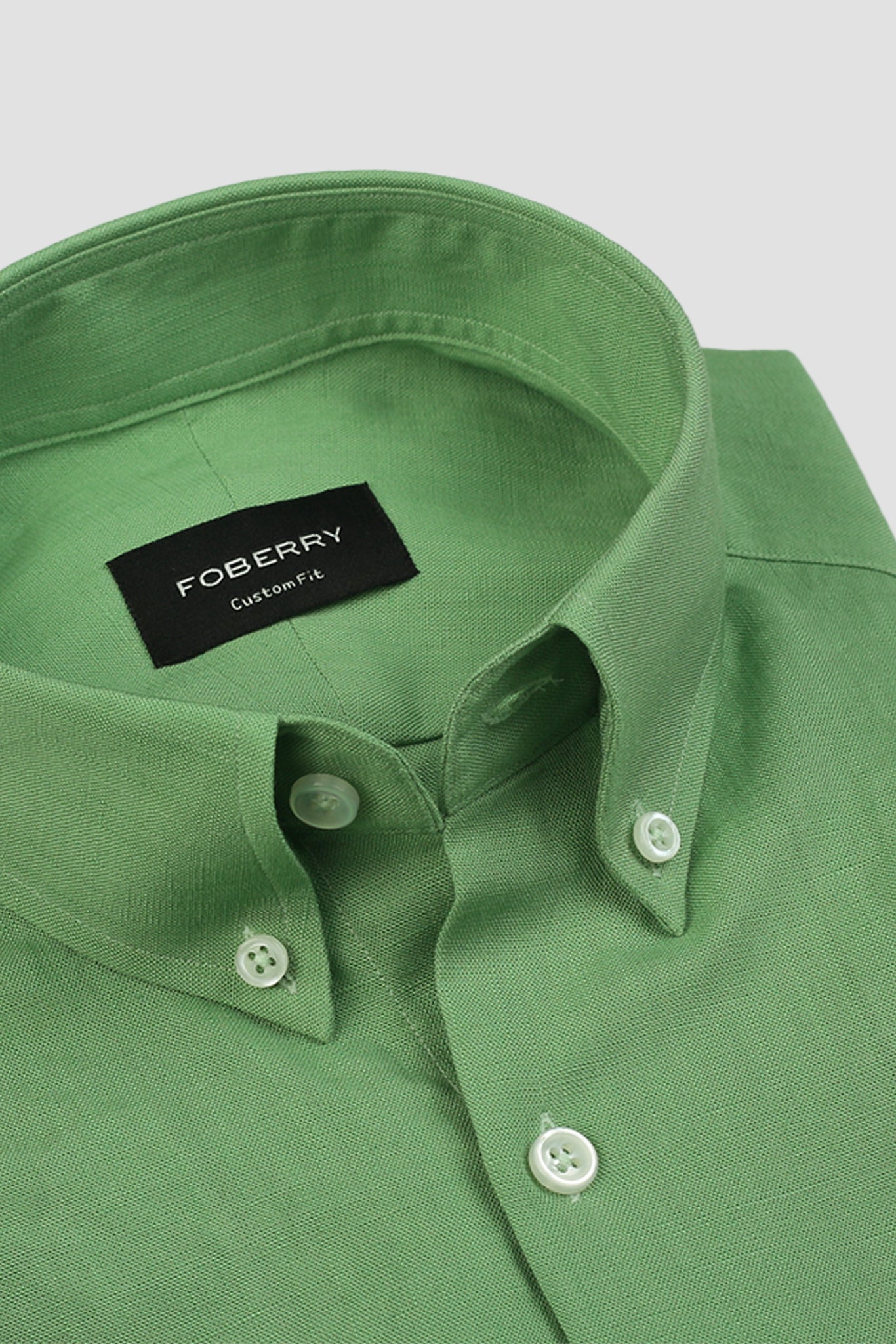 Parrot Green EU Linen Shirt