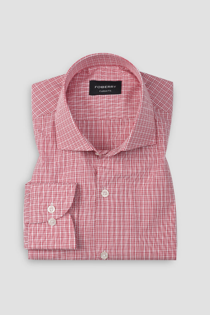 Soft Fuchsia Tartan Shirt