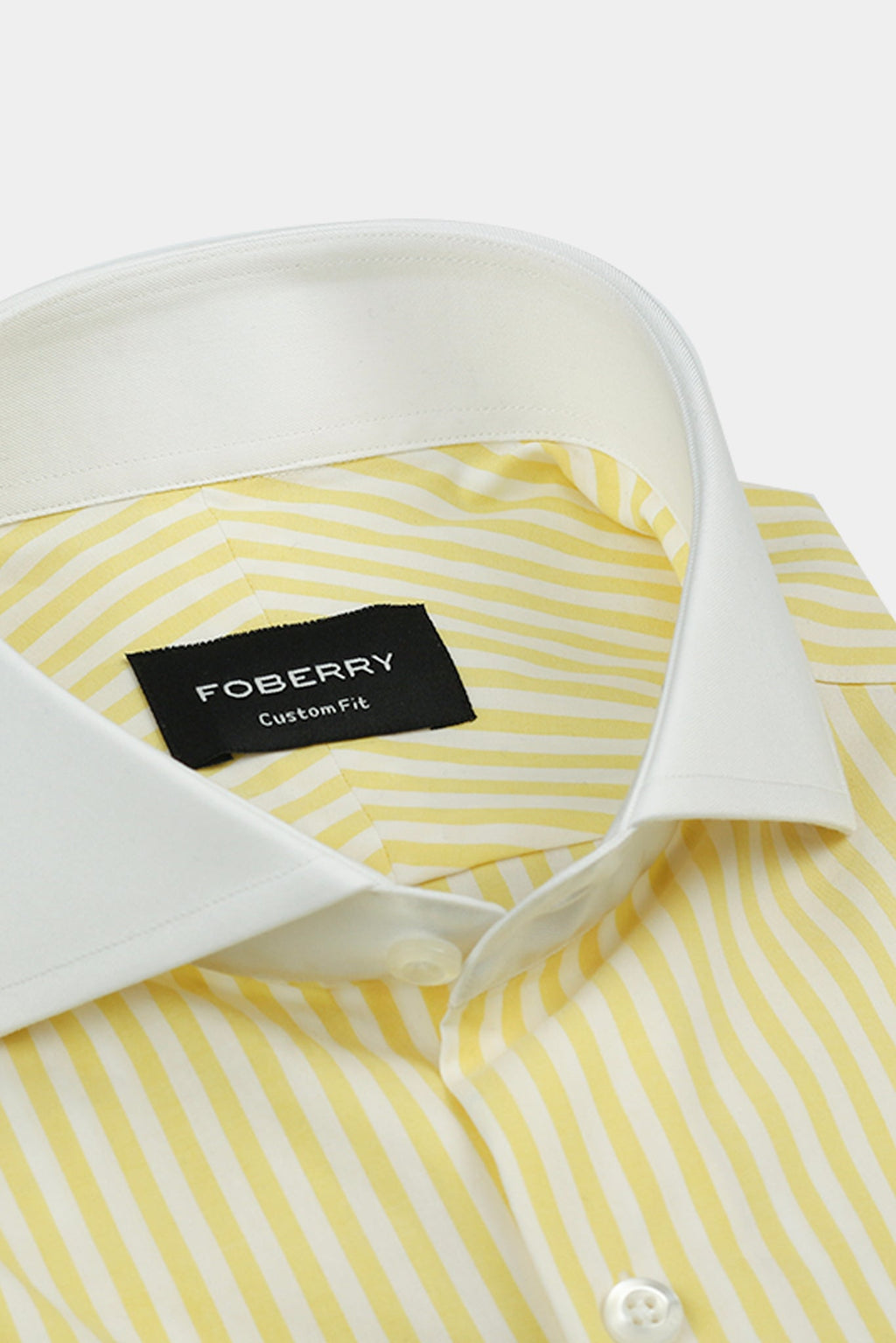 Soft Yellow Bengal Striped Shirt
