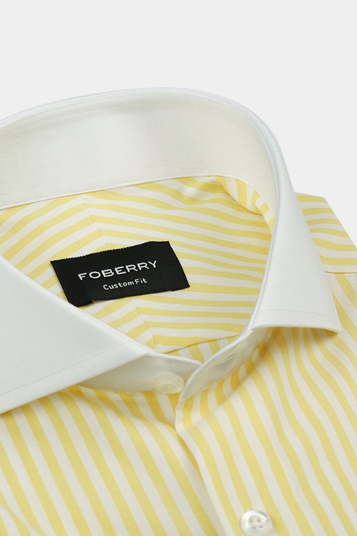 Soft Yellow Bengal Striped Shirt
