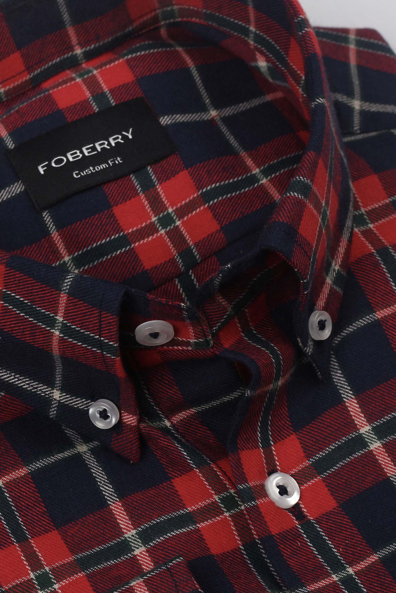 RGB Tartan Winter Flannel Shirt