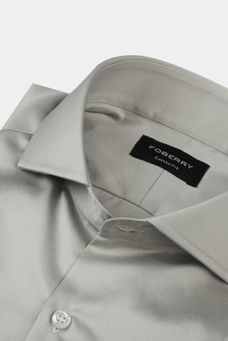 Light Swamp Egyptian Poplin Shirt