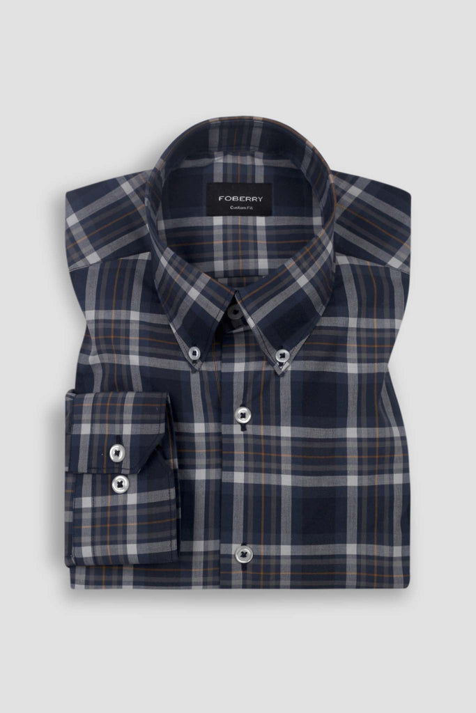 Soft Multi Blue Madras Check Shirt