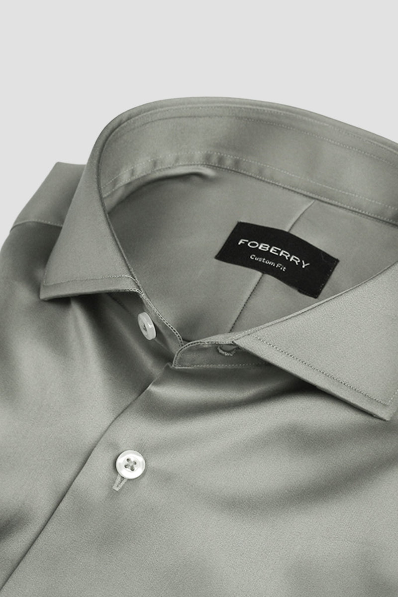 Soft Swamp Egyptian Poplin Shirt