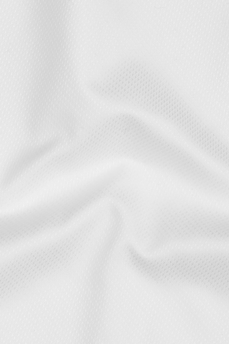 White Fine Chevron Shirt