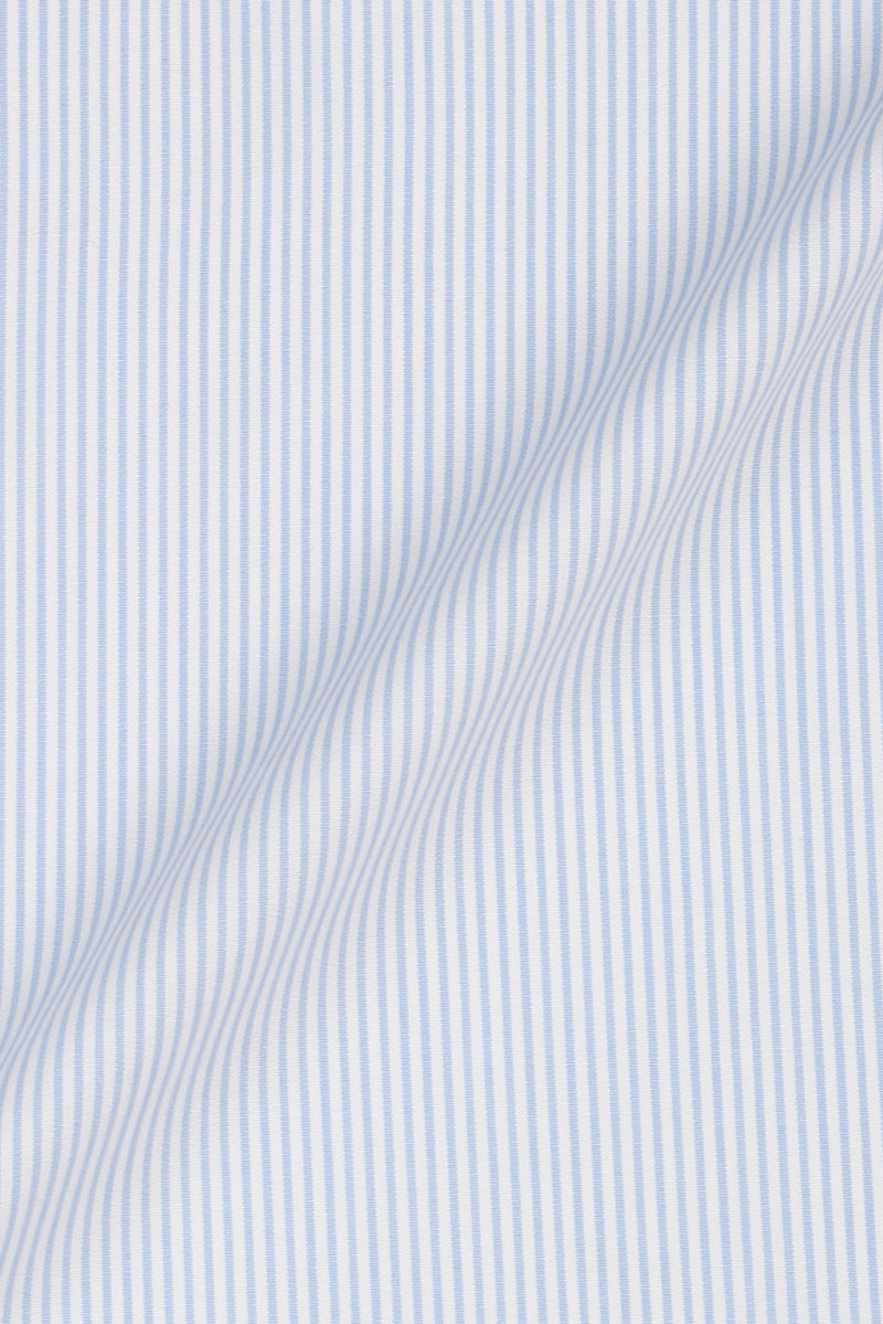 Sky Blue Pencil Striped